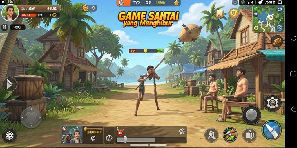 Gambaran gameplay ceria dalam 797K yang mengasyikkan.
