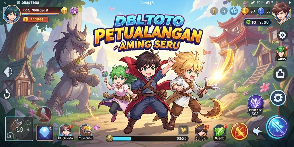 Tampilan gameplay DBLTOTO di dunia anime yang penuh petualangan.