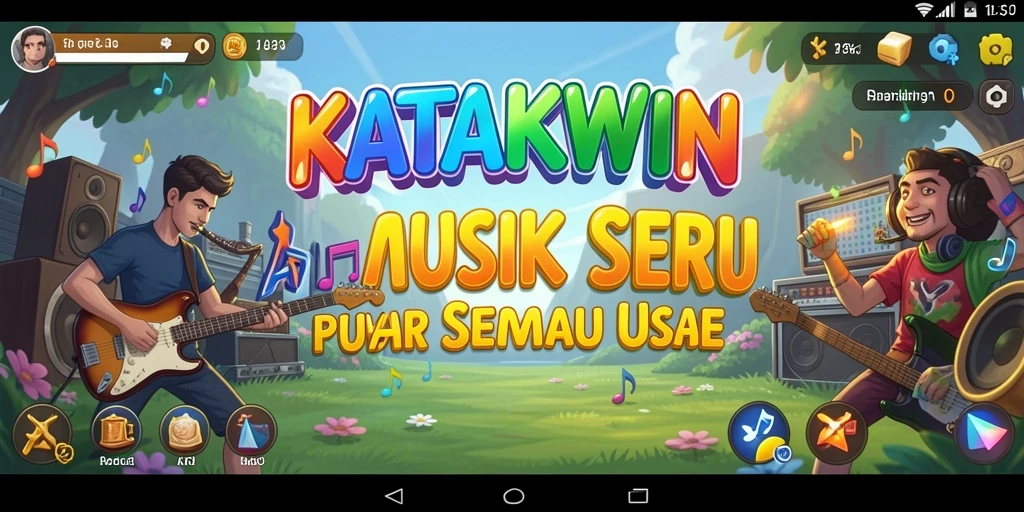 Tampilan gameplay KATAKWIN yang seru dan interaktif.