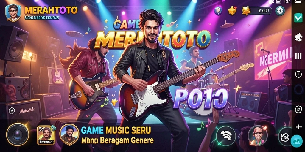 Tampilan gameplay MERAHTOTO yang seru dan interaktif.