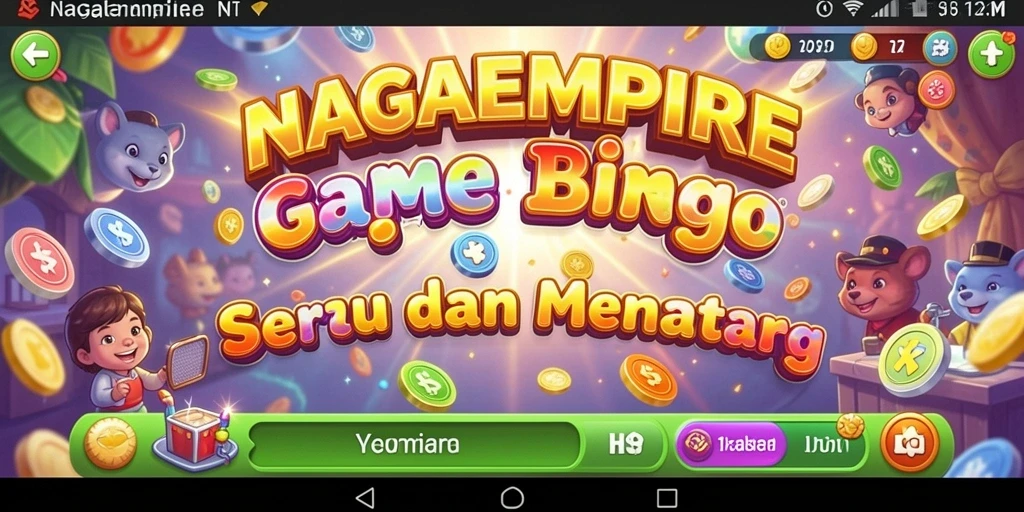 Screenshot gameplay menunjukkan keseruan bermain Bingo di NAGAEMPIRE.