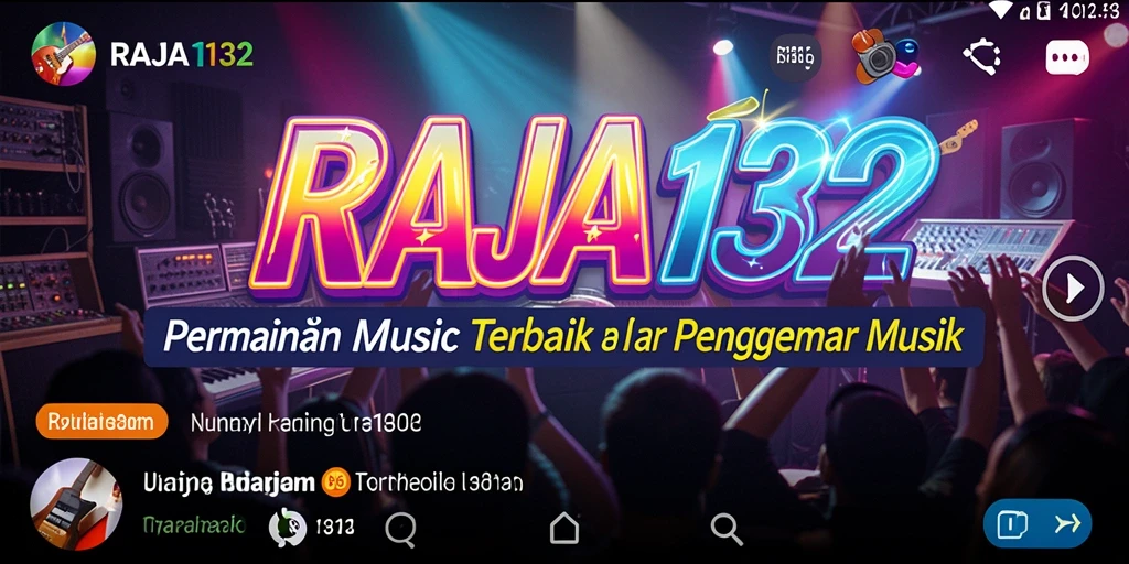 Tampilan gameplay menarik dalam RAJA132 dengan berbagai musik.