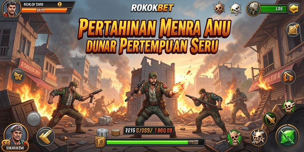 Tangkapan layar utama ROKOKBET menunjukkan pertempuran menara yang mendebarkan.