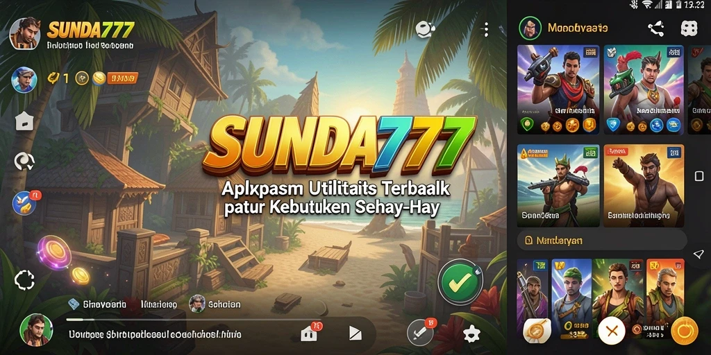Tampilan utama SUNDA777 yang intuitif dan mudah digunakan.